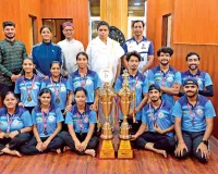 Patanjali University's men's and women's teams won gold medals in the All India Inter University (AIU) Woodball Competition 2023-24.