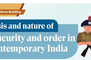 Basis and nature of seacurity and order in contemporary India