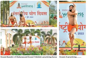 Glimpses of Yoga Day organized at Patanjali Wellness, Patanjali Yogpeeth II