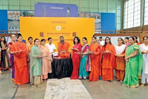 पतंजलि योगपीठ में सभ्यता और संस्कृति की रक्षा के संकल्प के साथ मनाया गया