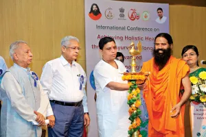 Three day International Conference on 'Holistic Health through Ayurveda along with Advanced Technologies' at Patanjali
